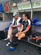 Kapteeni Katarina "Kata" Naumanen antamassa kommenttinsa Savon Sanomille viimeisen pelin jälkeen.