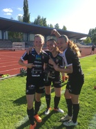 Veikkaustähdet Tiia Savolainen, Iida Laakkonen ja Olga Ahtinen