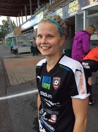 Vakuuttavan paluun liigakentille tehnyt ja tänään voittomaalin puskenut Heini Mäkelä.